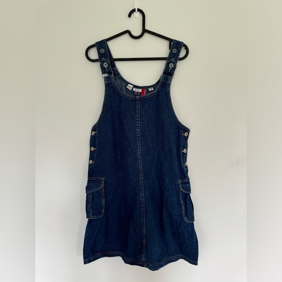 J.L.N.Y Dresses & Skirts - Vintage Denim Cargo Dress